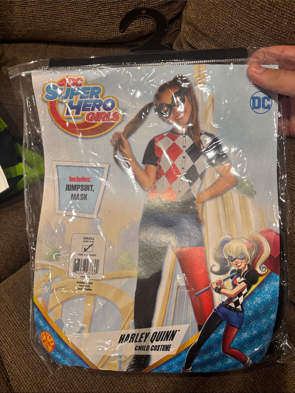 Rubie's Harley Quinn Superhero Girls Costume - Red, Black, White